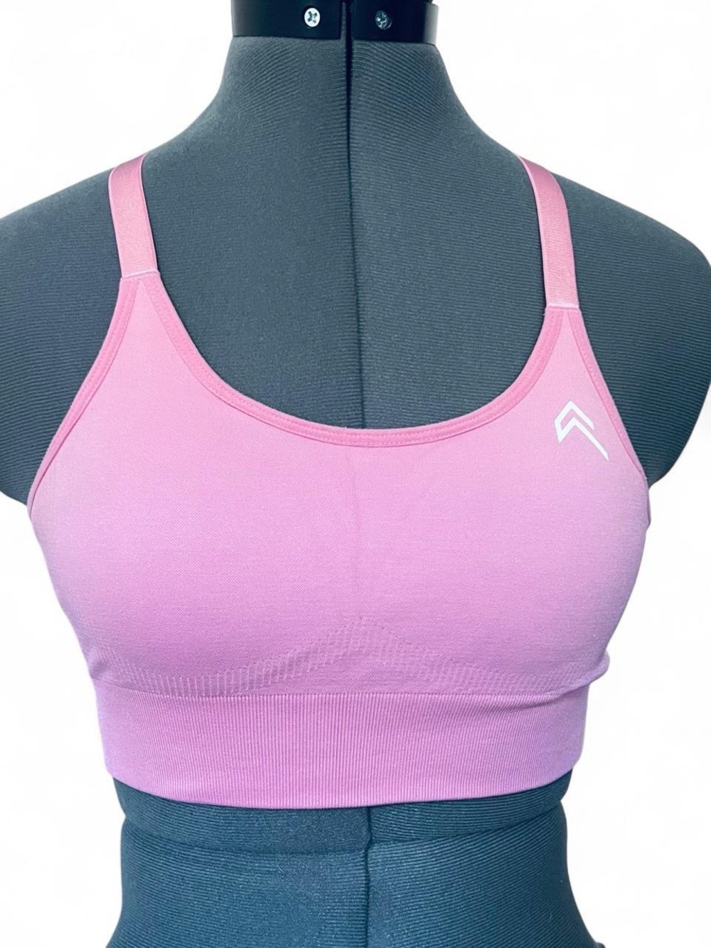Oner Active Classic Seamless Pink Sports Bra & Leggings Set Size Medium